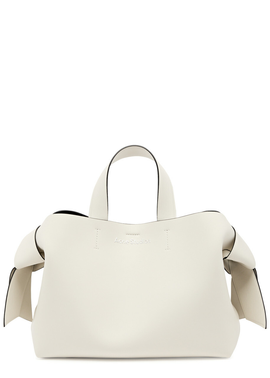 Acne Studios Musubi Leather Tote - White - One Size Acne Studios