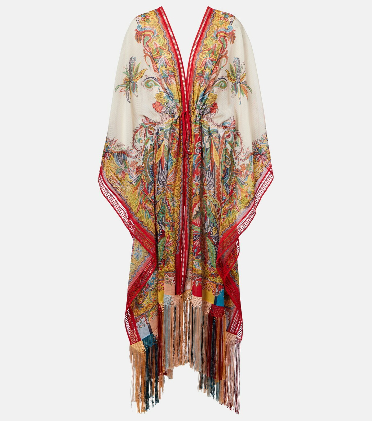 Etro Paisley fringed kaftan