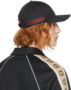 Gucci Black Canvas Original GG Baseball Cap