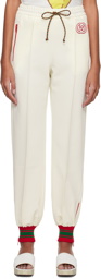 Gucci Off-White Patch Lounge Pants