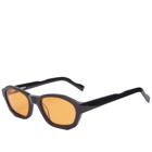 Sub Sun Men's SUB004 Sunglasses in Black/Orange