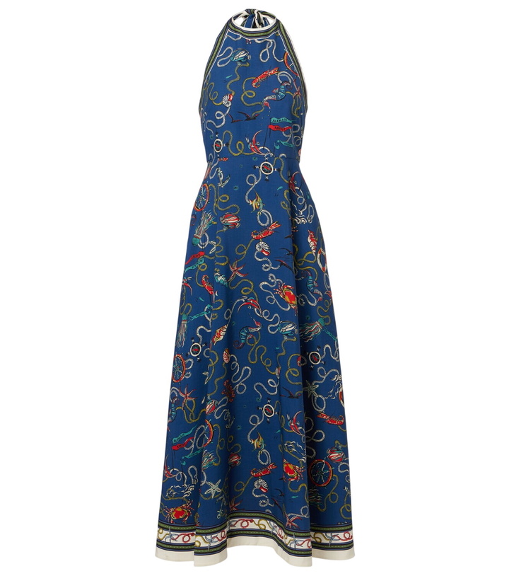 Photo: Alémais Cove printed halterneck maxi dress