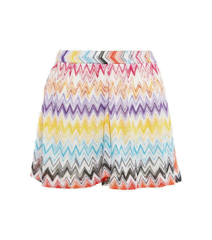 Photo: Missoni Mare Zig-zag high-rise wide-leg shorts