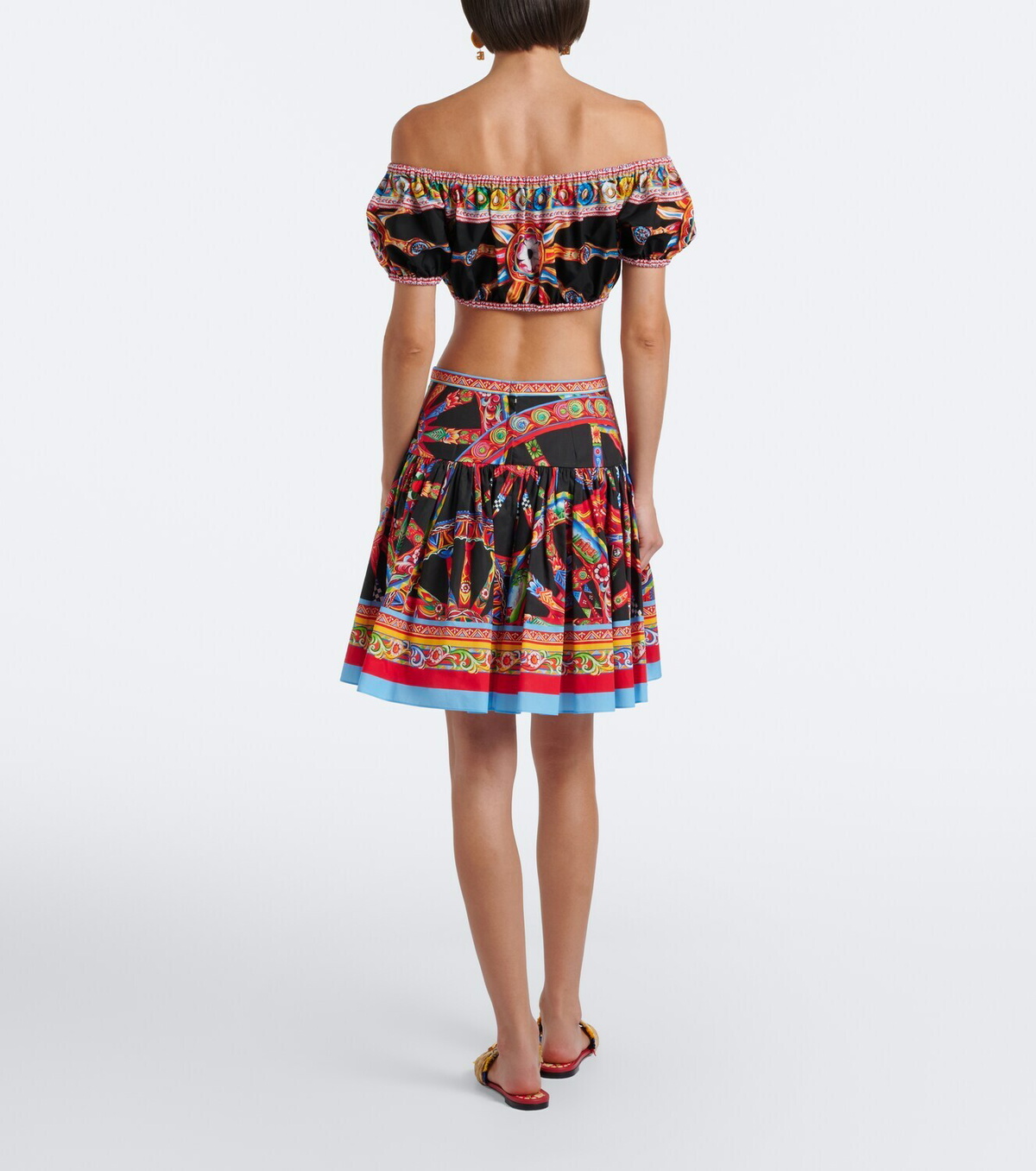 Dolce&Gabbana Caretto cotton miniskirt