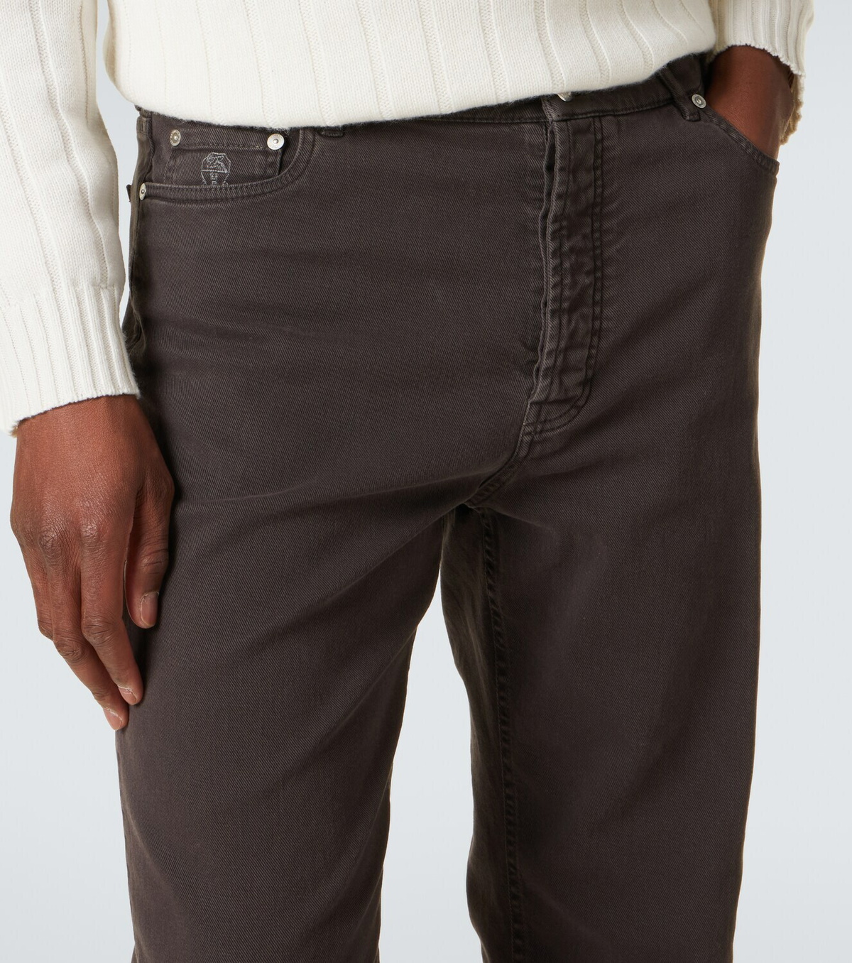 Brunello Cucinelli Mid-rise straight jeans