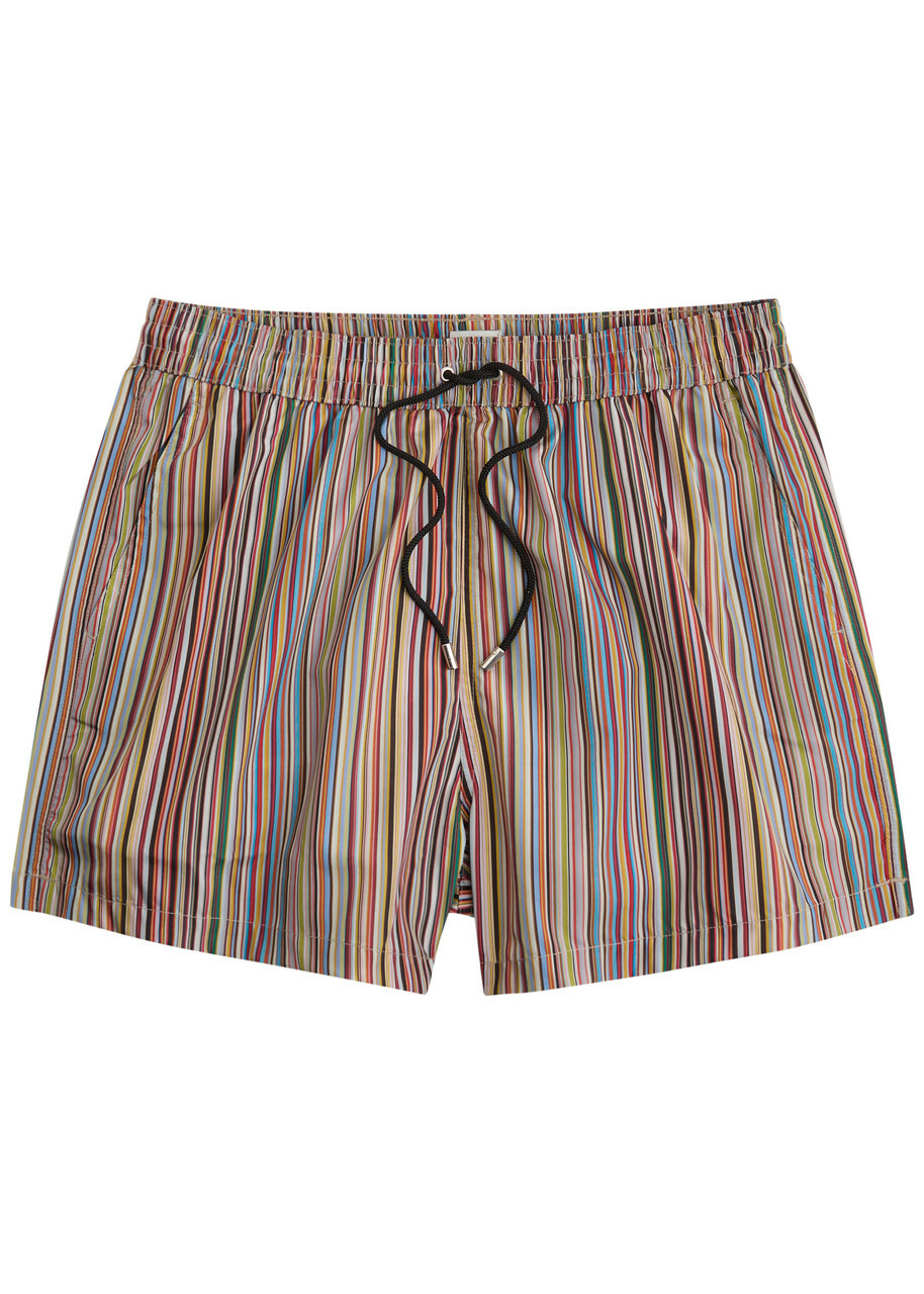 Paul Smith Stripe-print Shell Swim Shorts Multicoloured
