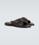 Zegna Leather sandals
