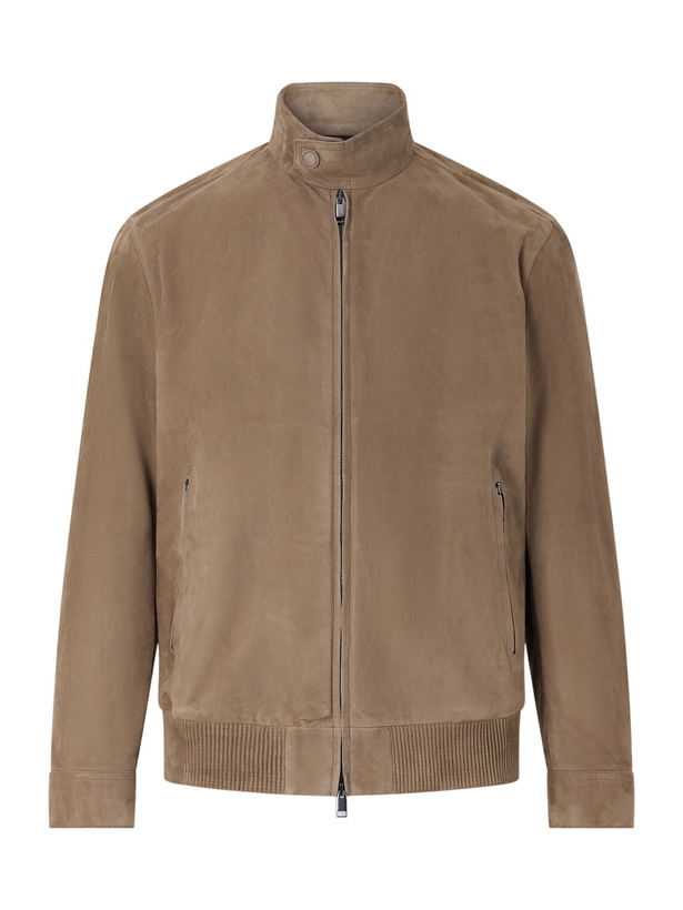 Photo: Brioni - Suede Jacket - Brown