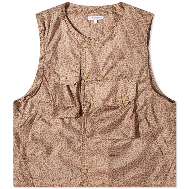 Photo: Engineered Garments Leopard Ripstop Cover Vest