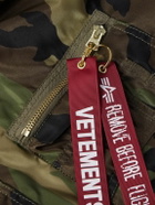 VETEMENTS - Reversible Shell Bomber Jacket - Green