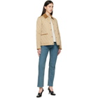 Burberry Beige Quilted Nylon Jacket