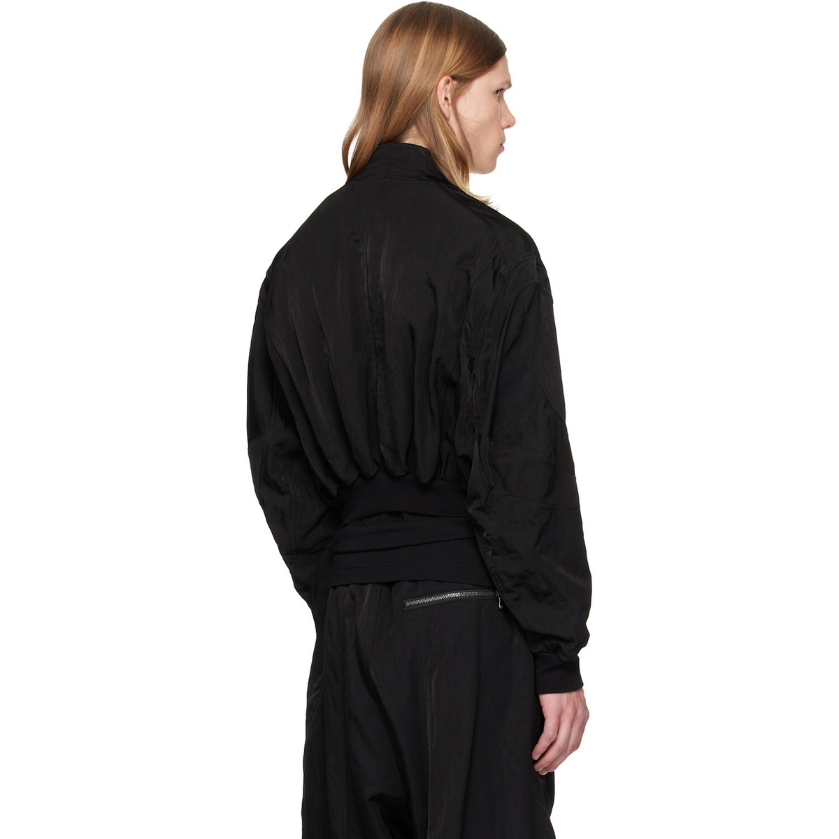 Julius Black Unchain Bomber Jacket