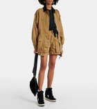 Isabel Marant IM3 suede-trimmed wedge high-top sneakers
