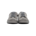 Gianvito Rossi Grey Suede Low-Top Sneakers