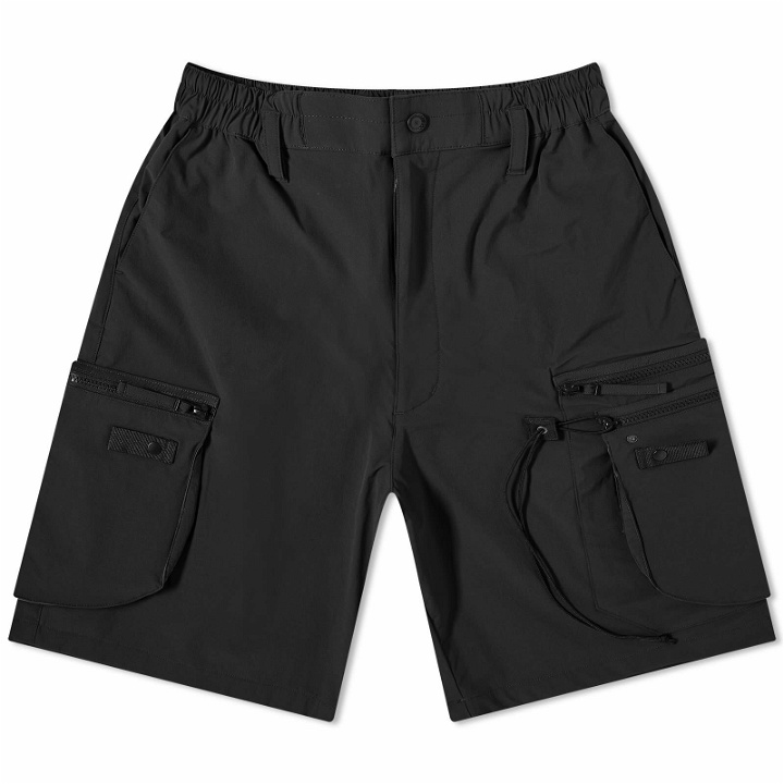 Photo: GOOPiMADE Men's x master-piece MGear-S 4D Drawstring-Bag Shorts in Black