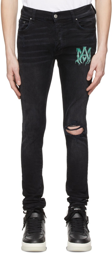 Photo: AMIRI Black Skinny Jeans