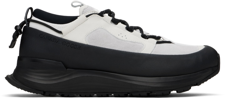Photo: Canada Goose White & Black Glacier Trail Sneakers