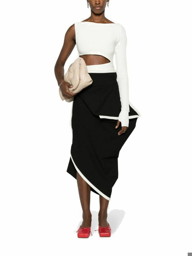 Photo: ISSEY MIYAKE - Asymmetric Midi Skirt