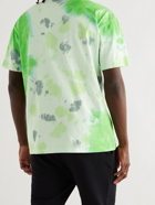 NIKE - NSW Logo-Print Tie-Dyed Cotton-Jersey T-Shirt - Green