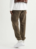 Entire Studios - Tapered Garment-Dyed Cotton-Jersey Sweatpants - Brown