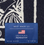 Best Made Company - Camp is Home Wool and Cotton-Blend Blanket - Blue