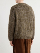 Casey Casey - Wei Brushed Alpaca-Blend Sweater - Green