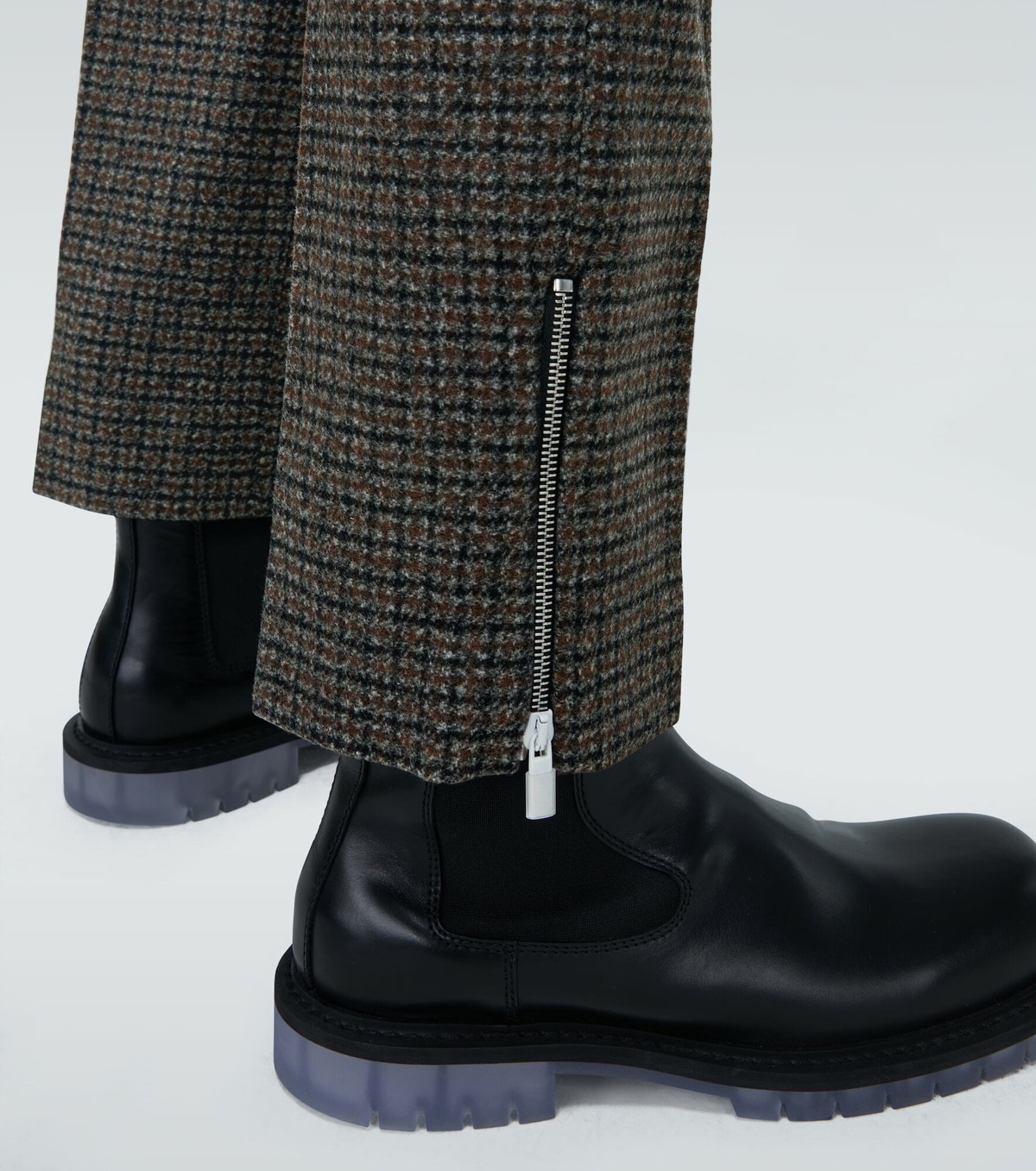 Raf Simons - Slim-fit pants with ankle zippers
