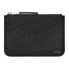 Neil Barrett Black Medium Zip Pouch