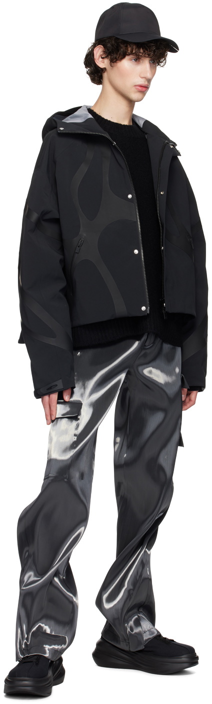 HELIOT EMIL Black Spiral Sweater