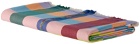 The Elder Statesman Multicolor Rainbow Blanket