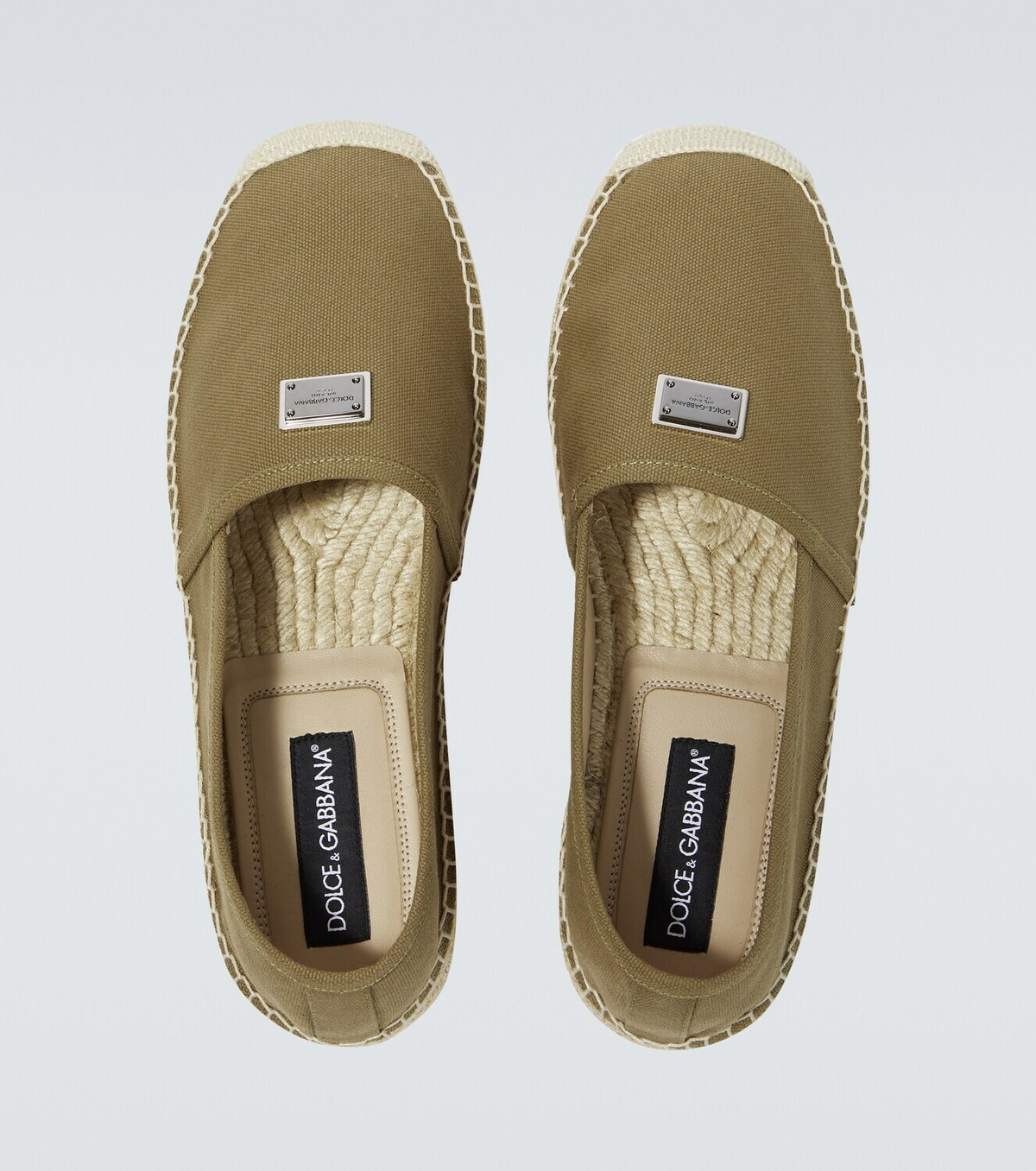 Dolce&Gabbana - Boccaccio canvas espadrilles
