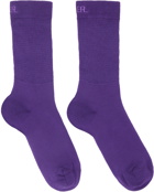 ERL Purple Knit Socks