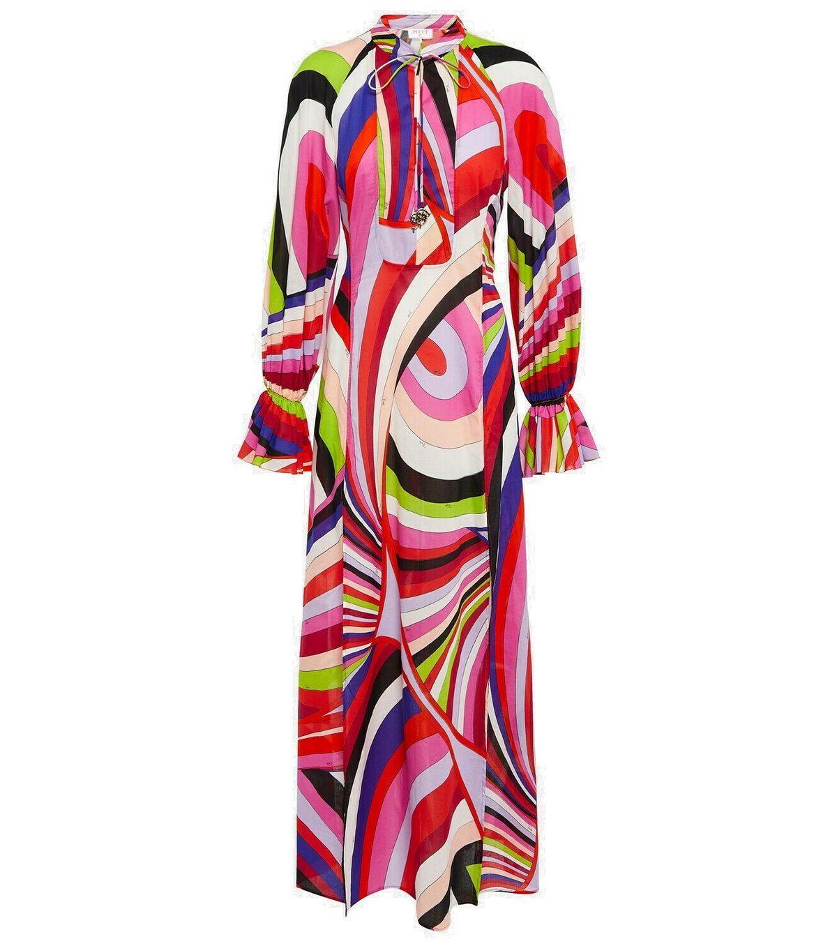 Pucci Printed cotton maxi dress Emilio Pucci