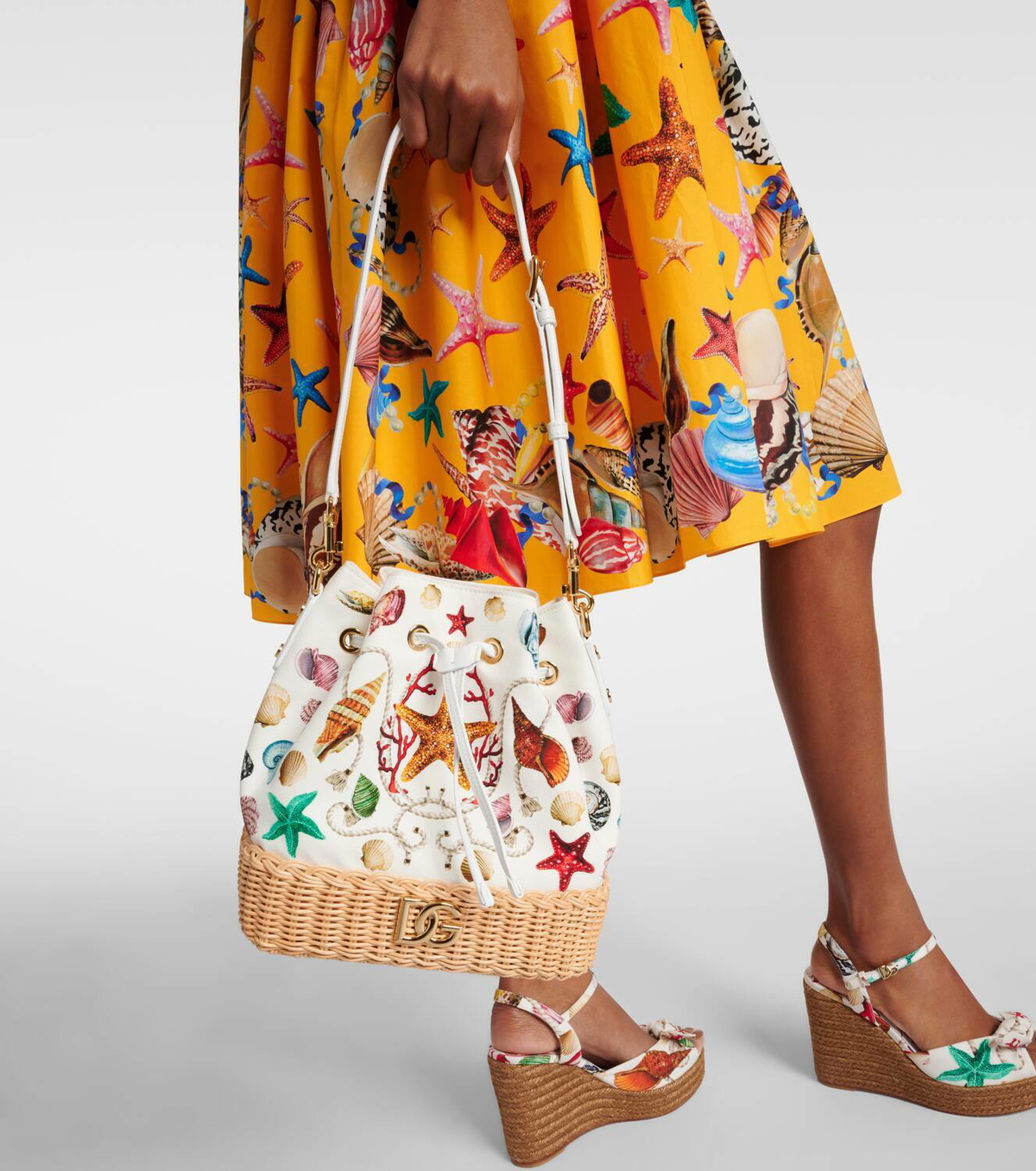 送料関税込【Dolce & Gabbana】CAPRI BAG カプリバッグ Dolce & Gabbana Coffa Capri Bag in Natural | Lyst