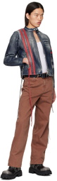 EYTYS Navy Damon Leather Jacket