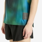 Y-3 Men's Earth Print Run Tank Top in Multi