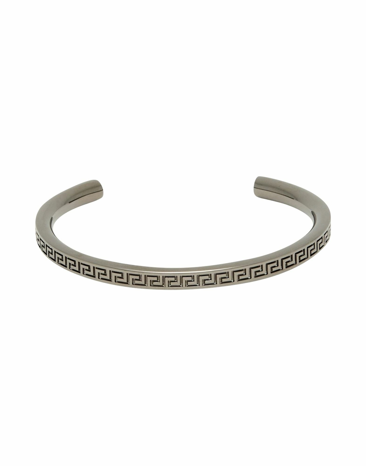 Versace Greca Womens Bracelet in Gunmetal