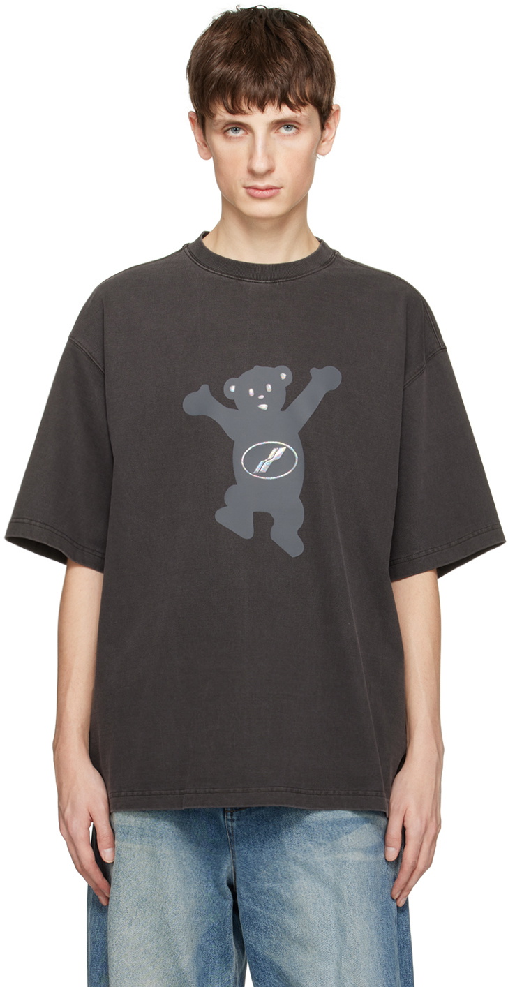 We11done Gray Teddy T-Shirt We11done We11done Gray Teddy T-Shirt We11done