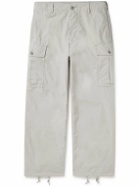 Beams Plus - Wide-Leg Shell Cargo Trousers - Gray