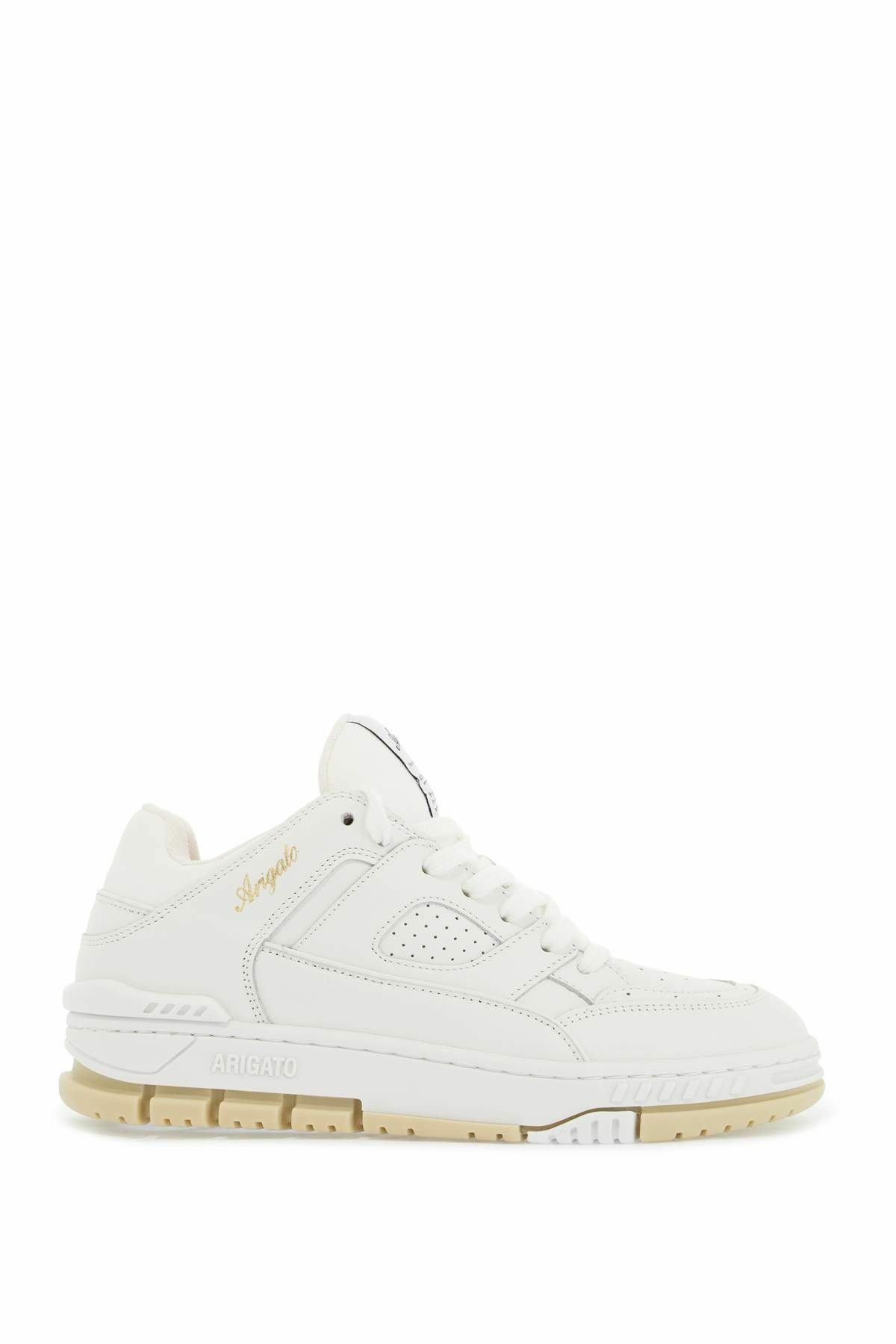 Axel Arigato White Calf Leather Bos Taurus Low Top Sneakers