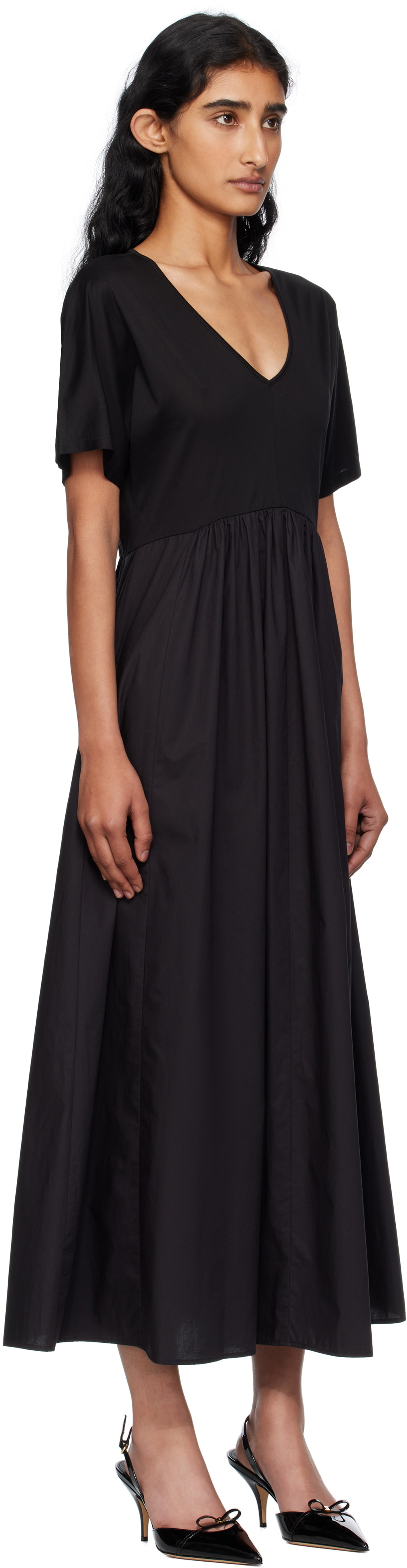 Weekend Max Mara Black Bronzo Midi Dress