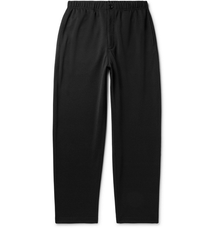 Photo: Engineered Garments - Tapered Tech-Jersey Trousers - Black