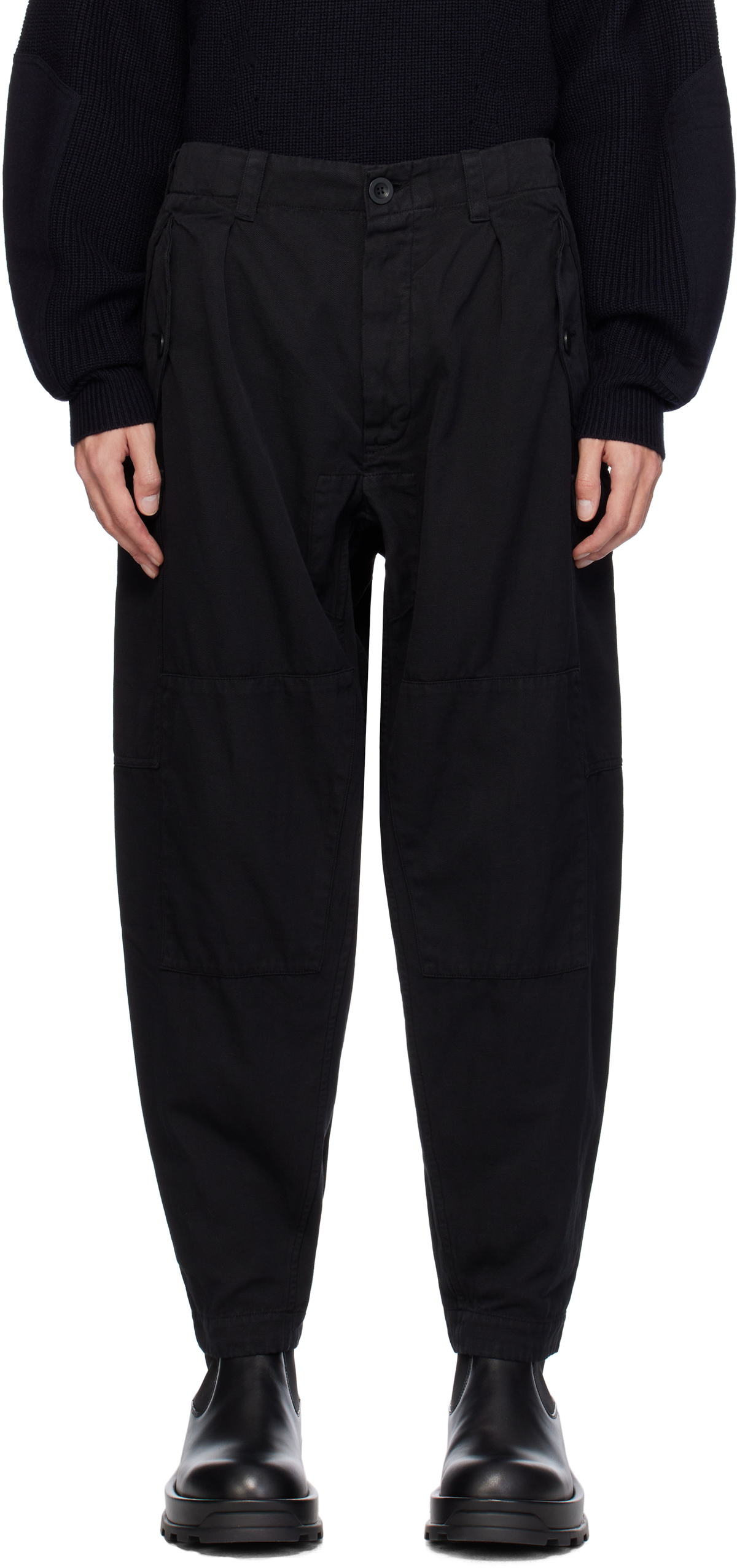 CASEY CASEY Black Mupo Cargo Pants CASEY CASEY