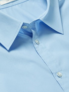 The Row - James Cotton-Poplin Shirt - Blue