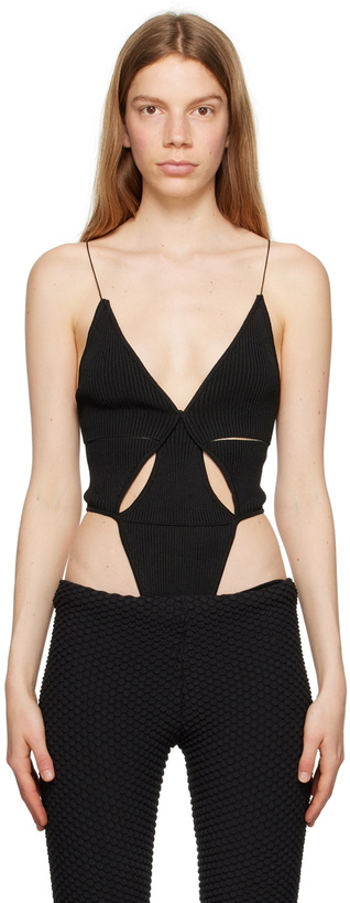 Photo: BEVZA Black Triangle Bodysuit