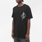 Alexander McQueen Men's illustration Print T-Shirt in Black/Ivory