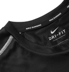 Nike Running - Logo-Print Breathe Dri-FIT Mesh T-Shirt - Black