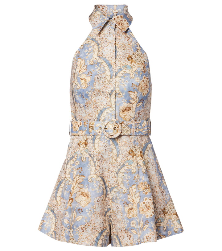 Photo: Zimmermann Daylight printed linen romper
