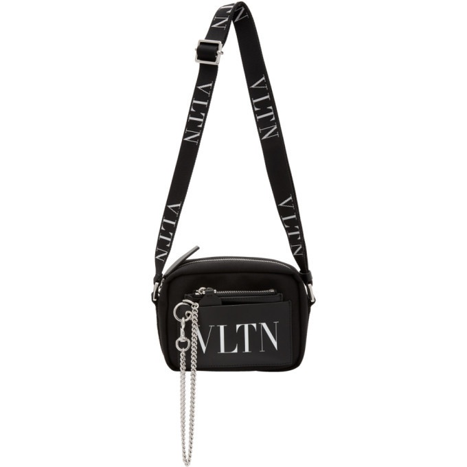 Photo: Valentino Black and White Valentino Garavani Small VLTN Crossbody Bag