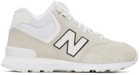 Junya Watanabe Grey New Balance Edition 'eYe' 574 Suede Sneakers